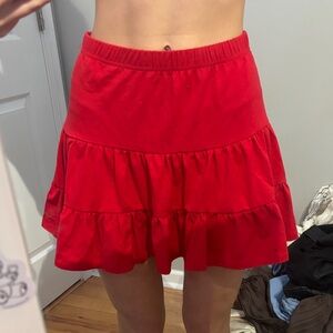 Amazon Women's Red Skater Skirt